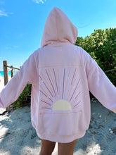 Load image into Gallery viewer, Sunset Rays Zip-Up Hoody