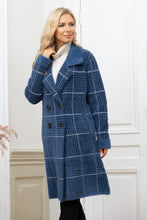 Load image into Gallery viewer, Chic Plaid Coat