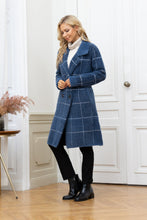 Load image into Gallery viewer, Chic Plaid Coat