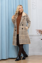Load image into Gallery viewer, Chic Plaid Coat