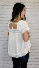 Load image into Gallery viewer, Lacy Peasant Blouse
