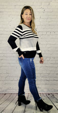 Load image into Gallery viewer, The Hamptons Sweater with Button Detail