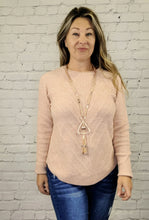 Load image into Gallery viewer, Ribbed Crew Neck Sweater