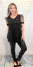 Load image into Gallery viewer, Sheer Polka-Dot Sleeve Top