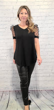 Load image into Gallery viewer, Sheer Polka-Dot Sleeve Top