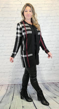 Load image into Gallery viewer, Timeless in Plaid Cardigan