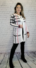 Load image into Gallery viewer, Timeless in Plaid Cardigan
