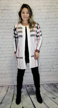 Load image into Gallery viewer, Timeless in Plaid Cardigan