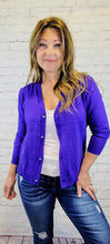 Load image into Gallery viewer, Bling Button Cardigan