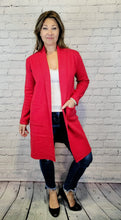 Load image into Gallery viewer, Lady in Red Coatigan