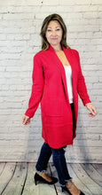 Load image into Gallery viewer, Lady in Red Coatigan
