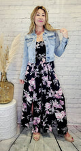 Load image into Gallery viewer, Navy Jumpsuit with Leg Slits