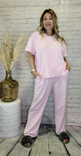 Load image into Gallery viewer, Pink Hearts Pajama Pants