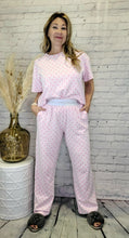 Load image into Gallery viewer, Pink Hearts Pajama Pants