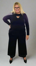 Load image into Gallery viewer, Crystal Embellished Wide Leg Pants