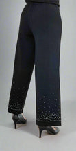 Load image into Gallery viewer, Crystal Embellished Wide Leg Pants