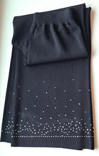 Load image into Gallery viewer, Crystal Embellished Wide Leg Pants