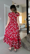 Load image into Gallery viewer, Red Floral Dress