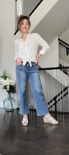 Load image into Gallery viewer, Crystals + Pearls Embellished Bamboo Jeans
