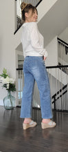 Load image into Gallery viewer, Crystals + Pearls Embellished Bamboo Jeans