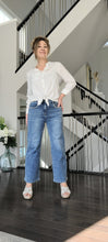 Load image into Gallery viewer, Crystals + Pearls Embellished Bamboo Jeans