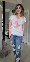 Load image into Gallery viewer, Graphic Balloon Hearts T-Shirt