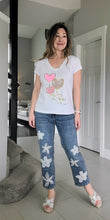 Load image into Gallery viewer, Graphic Balloon Hearts T-Shirt