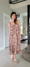 Load image into Gallery viewer, Mauve Floral Tiered Dress
