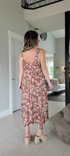 Load image into Gallery viewer, Mauve Floral Tiered Dress