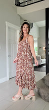 Load image into Gallery viewer, Mauve Floral Tiered Dress