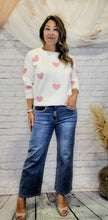 Load image into Gallery viewer, Pink Hearts Sweater π