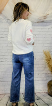 Load image into Gallery viewer, Pink Hearts Sweater π