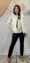 Load image into Gallery viewer, French Vanilla Quilted Puffer Vest