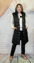 Load image into Gallery viewer, Long Quilted Puffer Vest