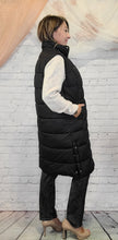 Load image into Gallery viewer, Long Quilted Puffer Vest