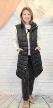 Load image into Gallery viewer, Long Quilted Puffer Vest
