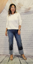 Load image into Gallery viewer, Pearl Cuffed Jeans
