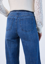 Load image into Gallery viewer, Silver Check Wide Leg Jeans