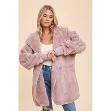 Load image into Gallery viewer, Dreamy Soft Plush Hooded Cardigan