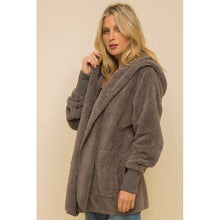 Load image into Gallery viewer, Dreamy Soft Plush Hooded Cardigan