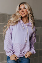 Load image into Gallery viewer, Ampersand University Hoodie - Performance Fleece - Checked Out Purple