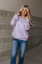 Load image into Gallery viewer, Ampersand University Hoodie - Performance Fleece - Checked Out Purple