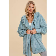 Load image into Gallery viewer, Dreamy Soft Plush Hooded Cardigan