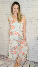 Load image into Gallery viewer, Sage Floral Jumpsuit