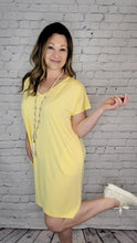 Load image into Gallery viewer, Bamboo T-Shirt Dress with pockets