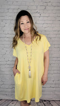 Load image into Gallery viewer, Bamboo T-Shirt Dress with pockets