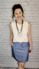 Load image into Gallery viewer, Pin Stripe Skort with pockets