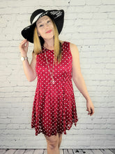 Load image into Gallery viewer, Red Polka Dot Dress