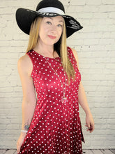 Load image into Gallery viewer, Red Polka Dot Dress