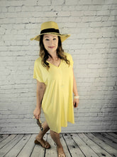 Load image into Gallery viewer, Bamboo T-Shirt Dress with pockets